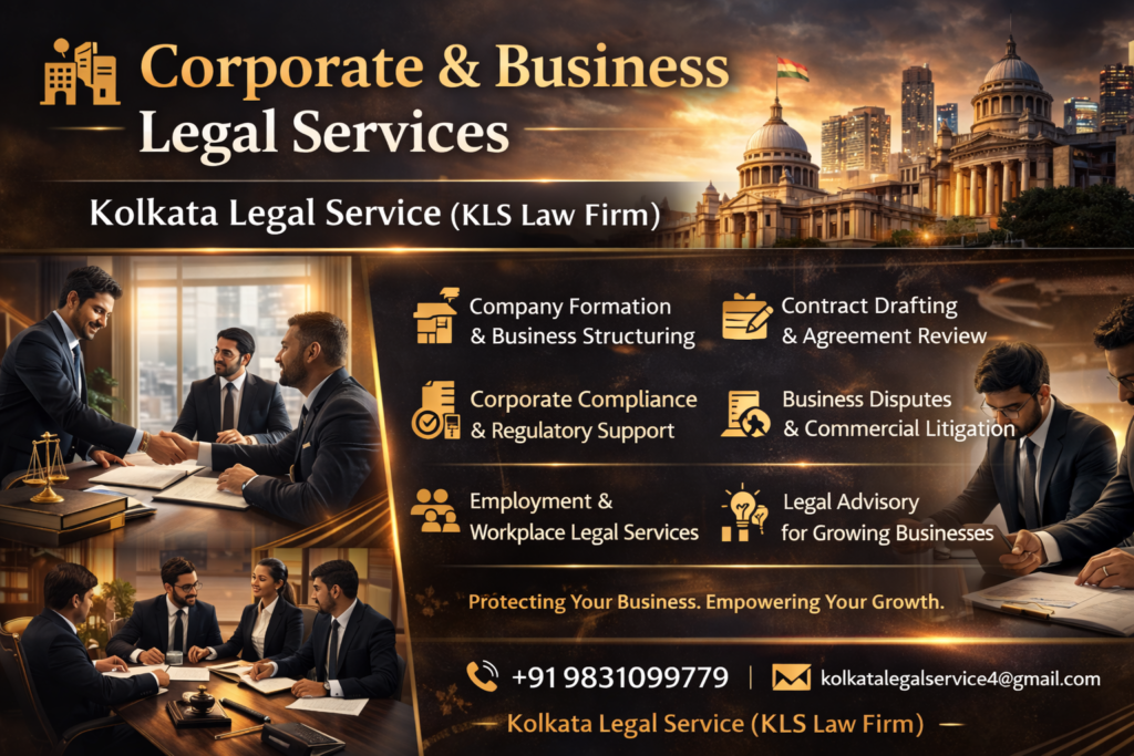 Best Corporate Lawyer in Kolkata | Corporate & Business Legal Services β KLS Law Firm ChatGPT Image Feb 26 2026 04 17 58 PM 1 1024x683
